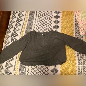 Dark grey Free People sweater